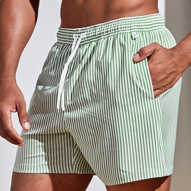 Herre Badeshorts Stripete 4