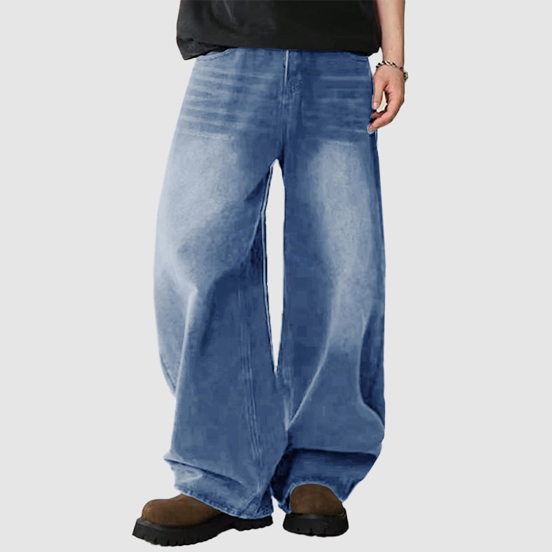 Herre Baggy Jeans med Vid Ben 2