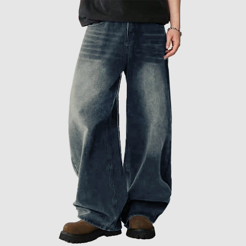 Herre Baggy Jeans med Vid Ben 3