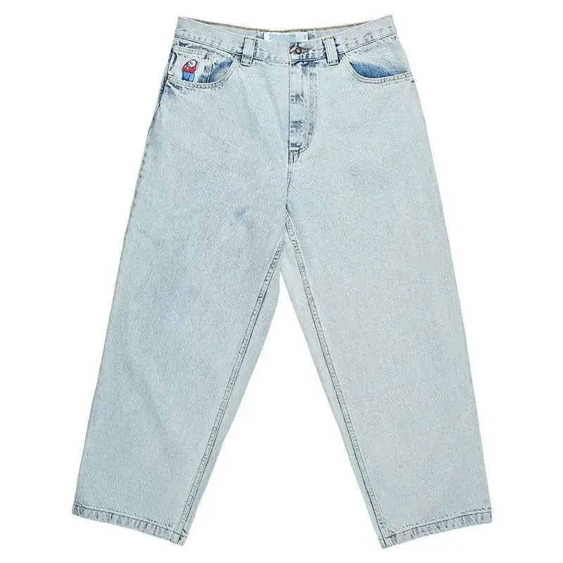 Herre Baggy Jeans med Vide Ben 9