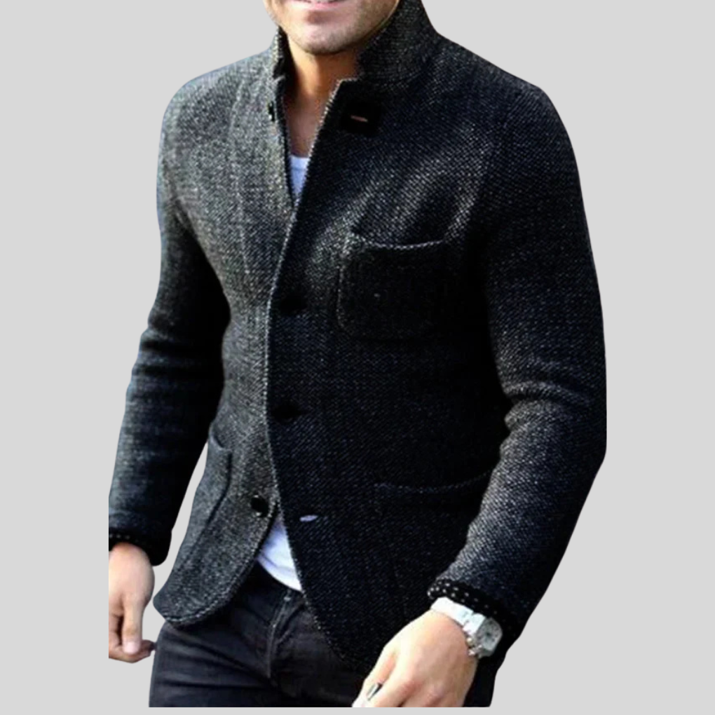Herre Blazer Skreddersydd Stilig med Vattert Design 3
