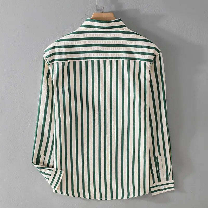 Herre Bluse Stripete Design Klassisk 2