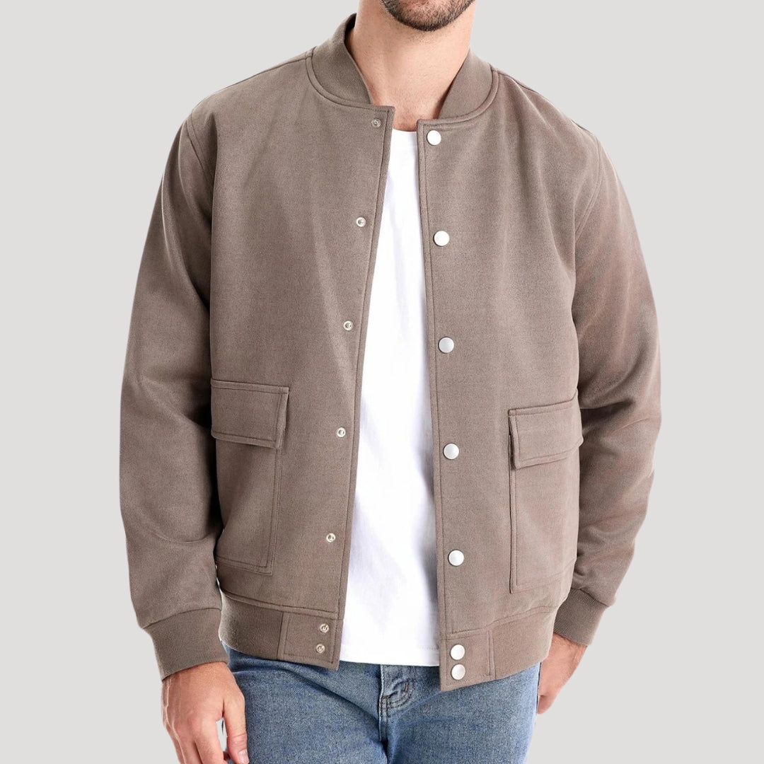Herre Bomberjakke Sporty Stil 1
