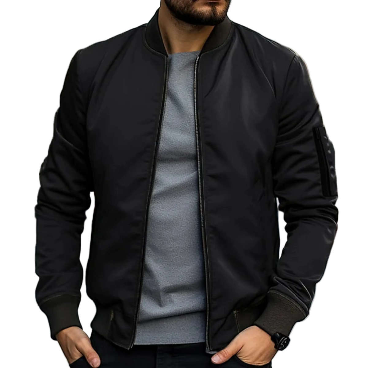 Herre Bomberjakke Urban Stil 0