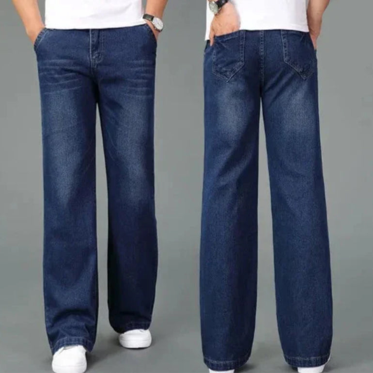 Herre Bootcut Jeans med Retro Stil 7