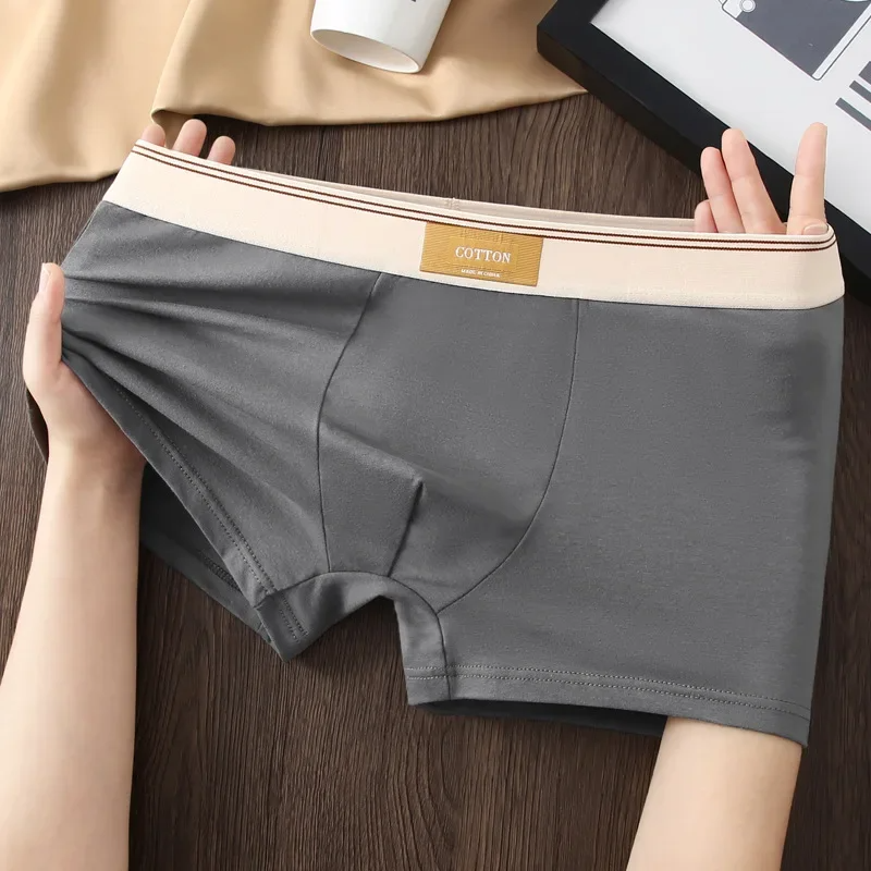 Herre Boxershorts Sett Komfortabel Passform Korte Design 8