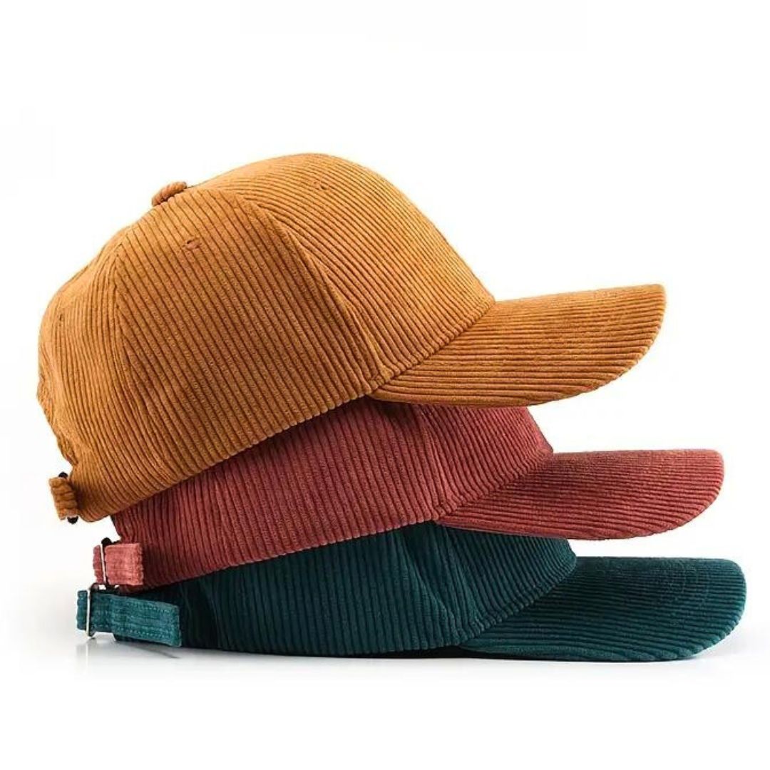 Herre Cap Justerbar Corduroy Komfortabel Stil 1