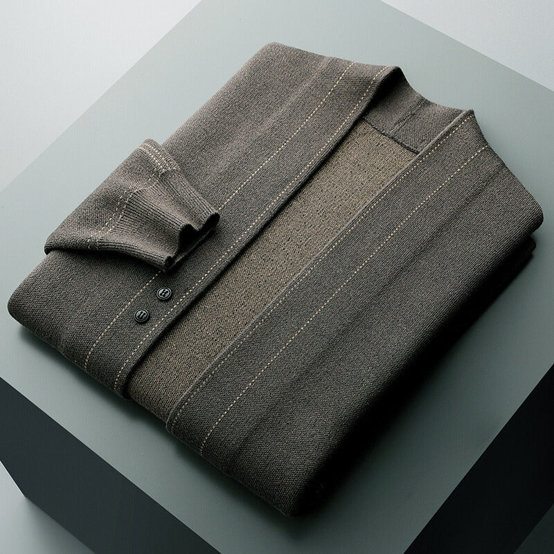 Herre Cardigan Jakke Klassisk Design for Lag-på-Lag Styling 4