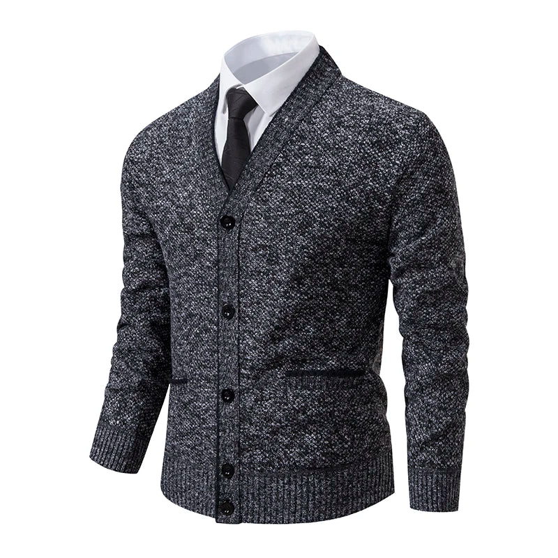 Herre Cardigan Jakke Med Tidløst Design 4