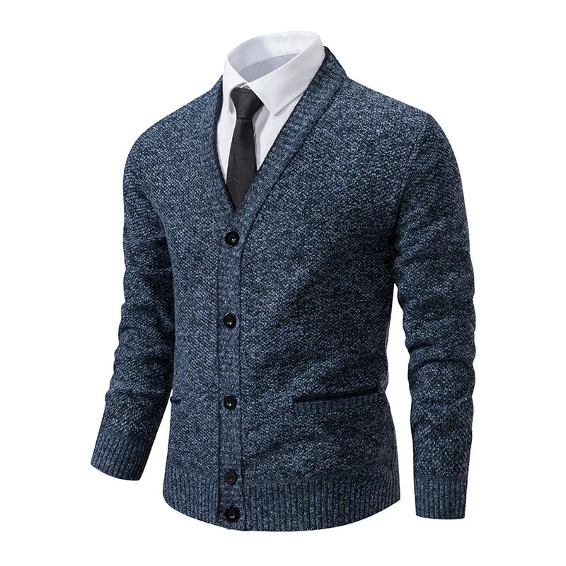 Herre Cardigan Jakke Med Tidløst Design 5