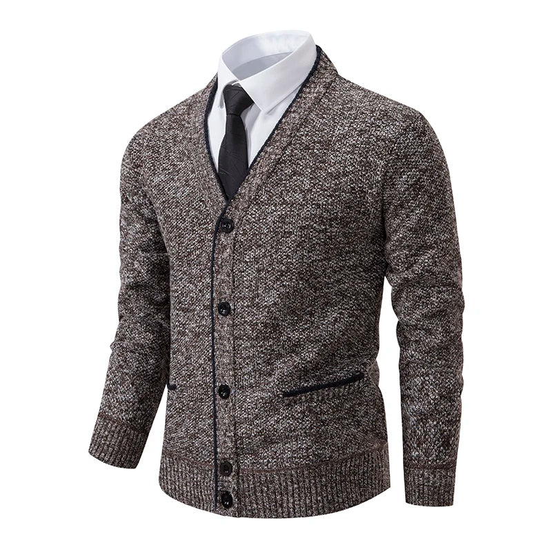 Herre Cardigan Jakke Med Tidløst Design 6