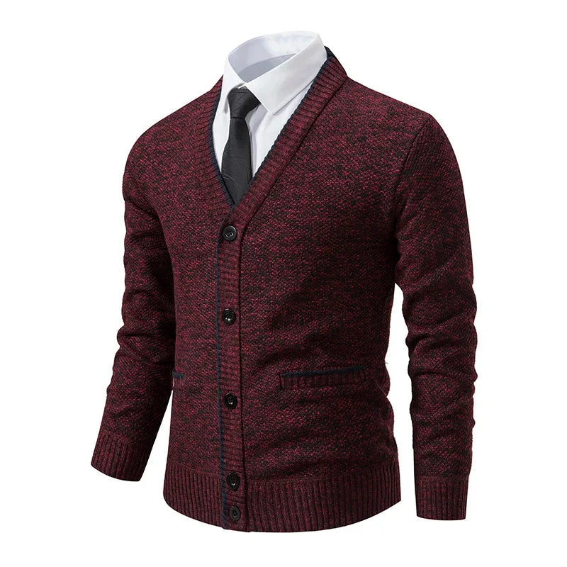 Herre Cardigan Jakke Med Tidløst Design 7