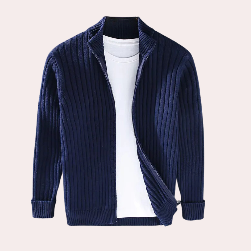 Herre Cardigan Jakke med Glidelås Moderne Stil for Allsidig Bruk 5