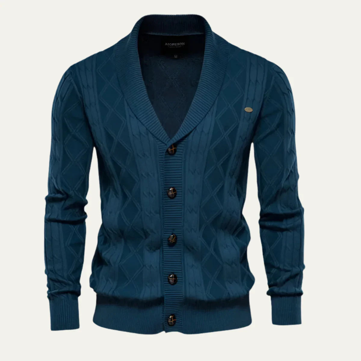 Herre Cardigan Klassisk Stil 2