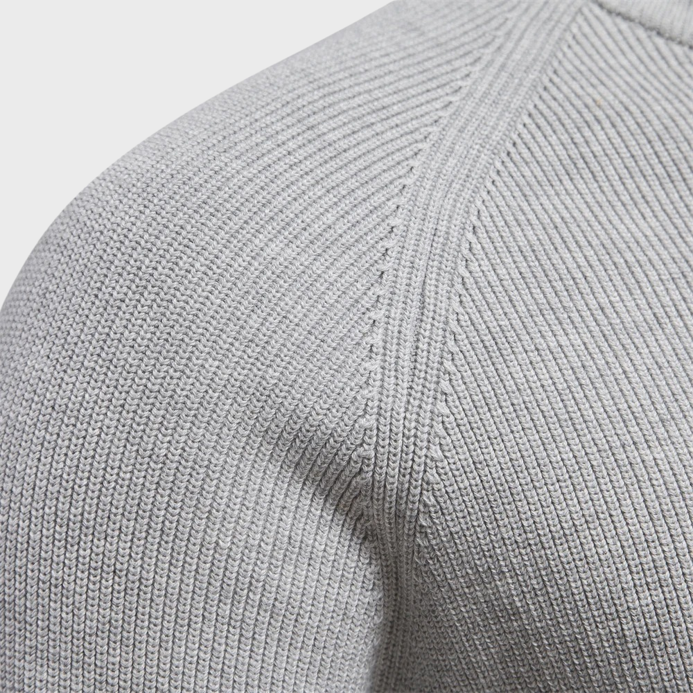 Herre Cardigan med Halv Glidelås 6