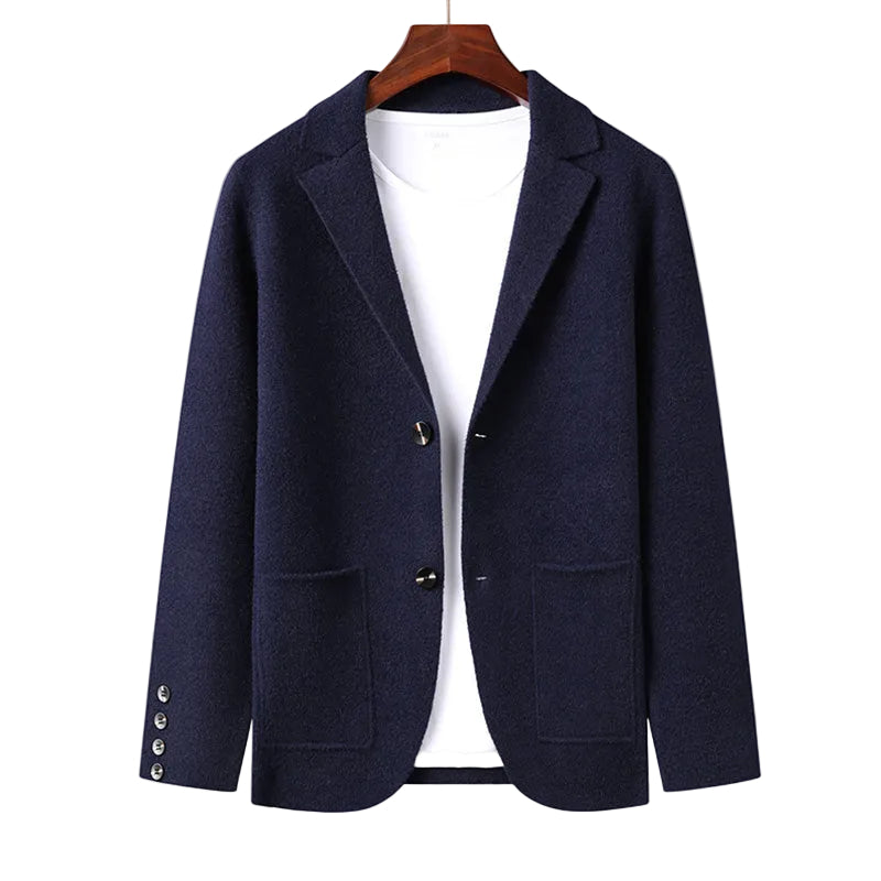 Herre Cardigan med Raffinert Stil 0