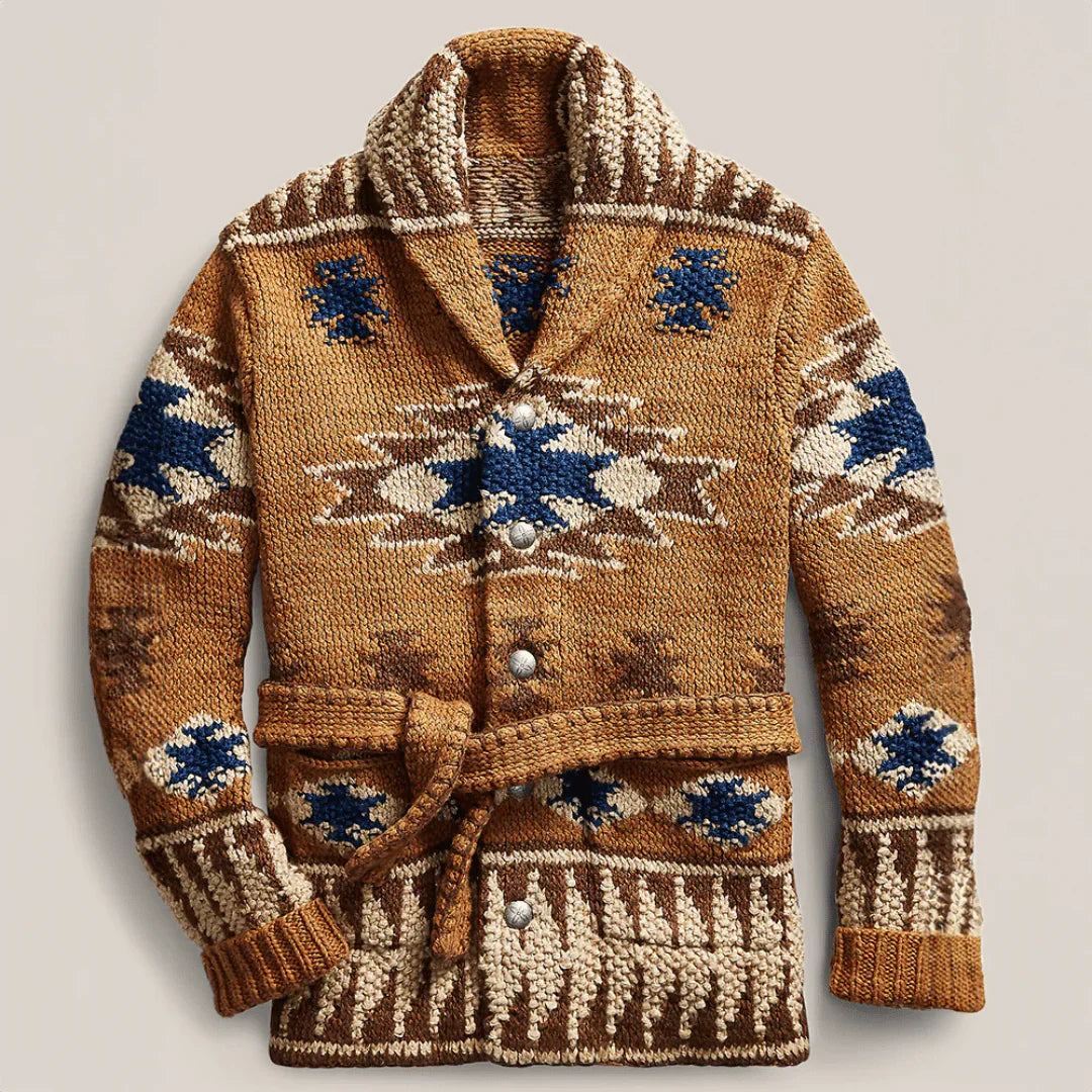 Herre Cardigan med Sjalkrage 2