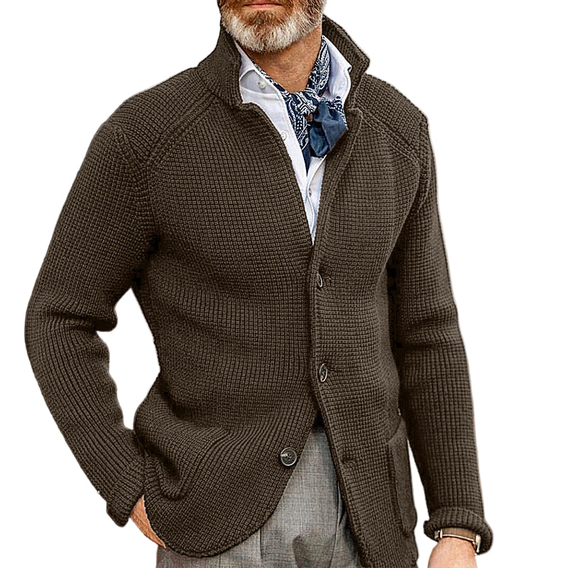 Herre Cardigan med Tidløst Design 0
