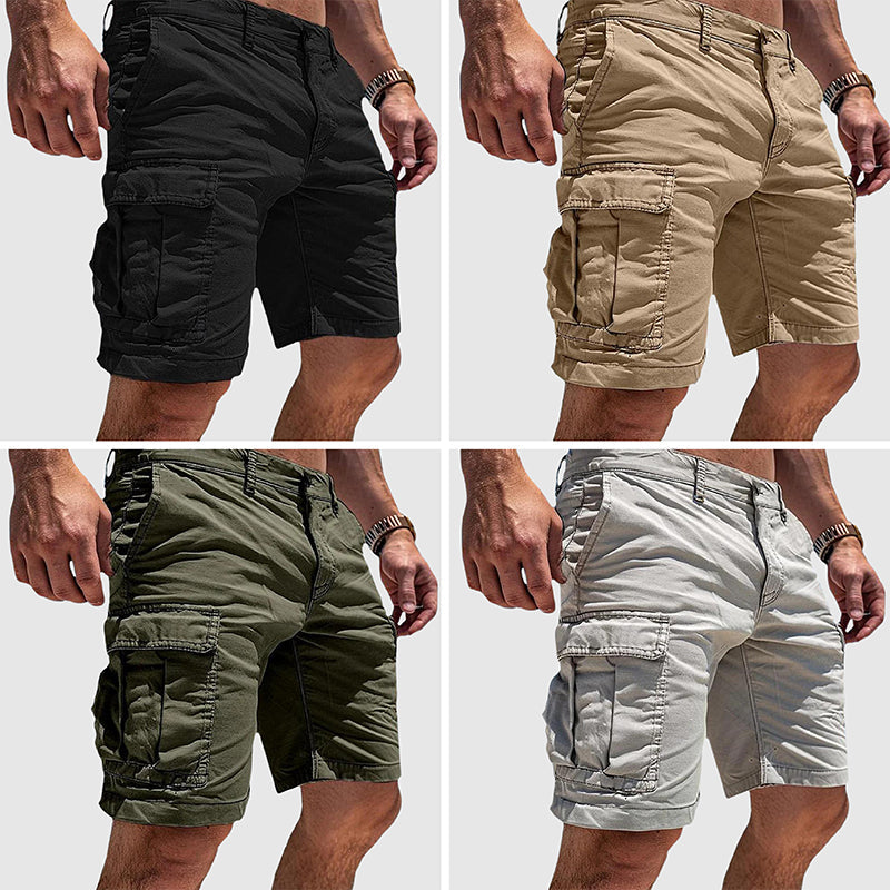 Herre Cargo Bermuda Shorts Praktisk Design 5