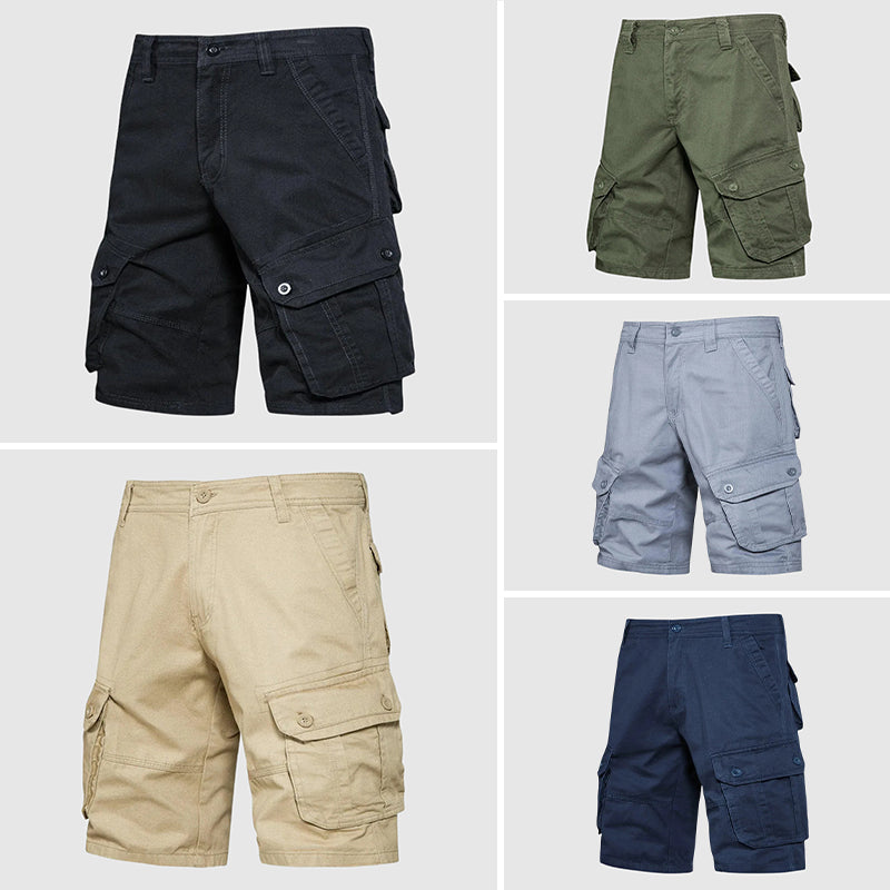 Herre Cargo Shorts Militærinspirert Stil 6