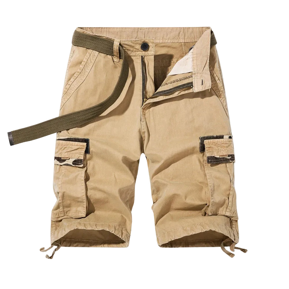 Herre Cargo Shorts Safari Stil 0