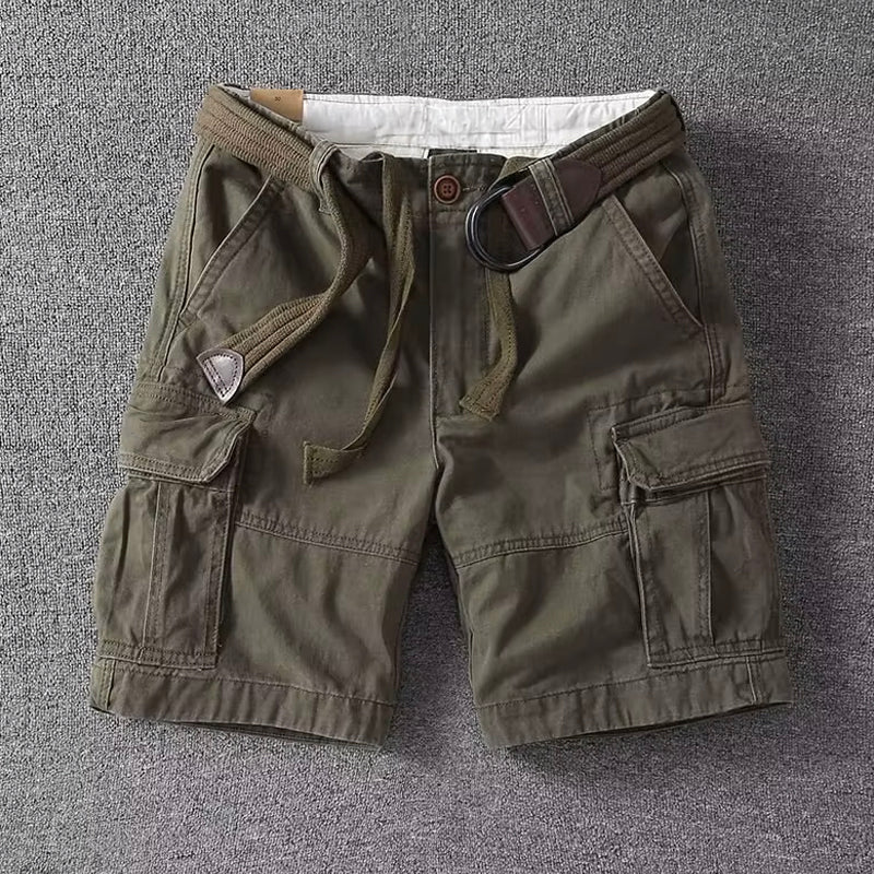 Herre Cargo Shorts med Justerbar Midje 1