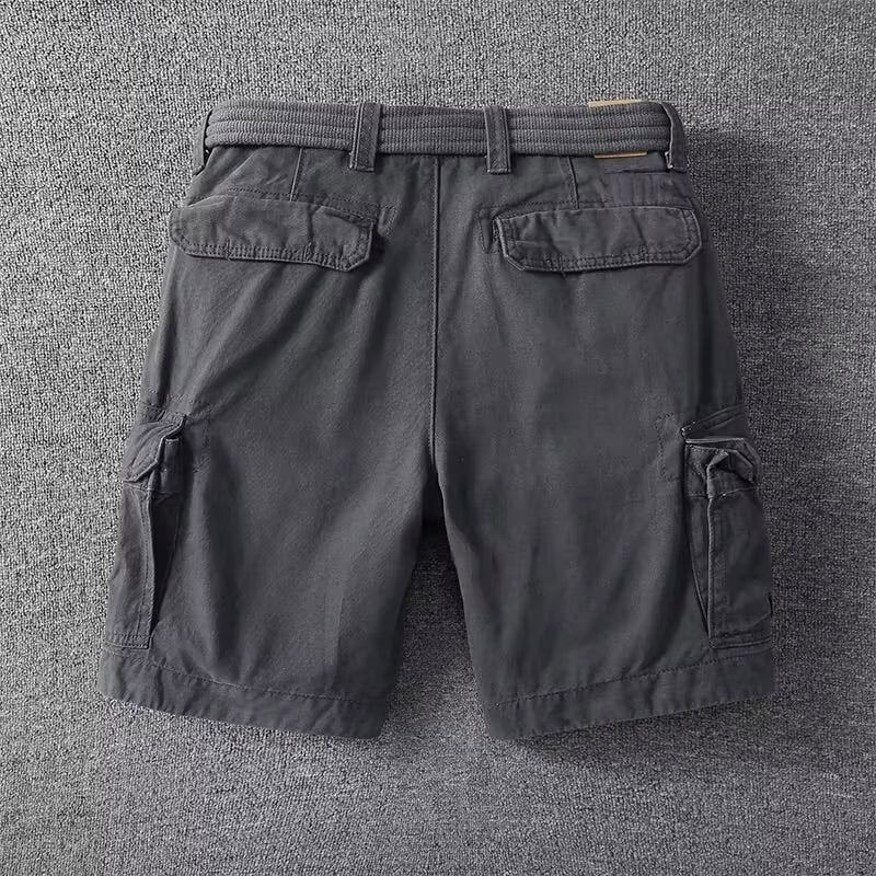 Herre Cargo Shorts med Justerbar Midje 7