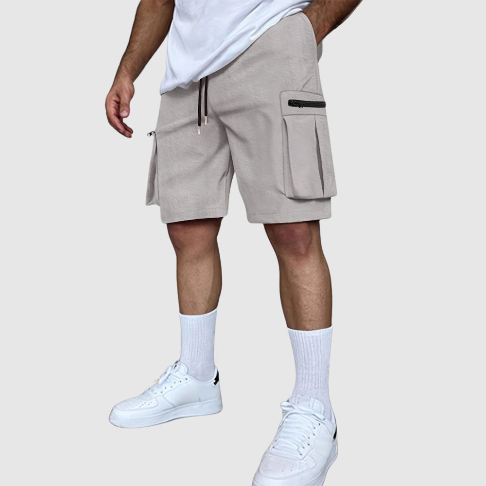 Herre Cargo Shorts med Praktiske Lommer 1