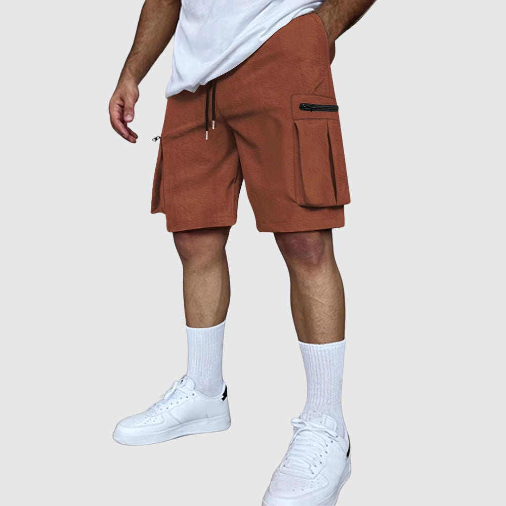 Herre Cargo Shorts med Praktiske Lommer 4