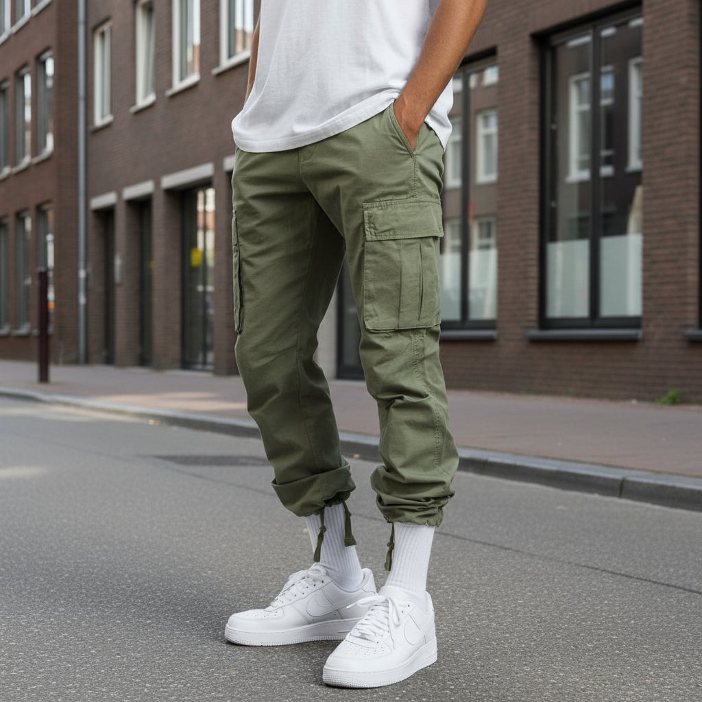 Herre Cargobukser Moderne Stil 8