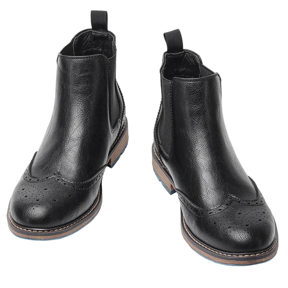 Herre Chelsea Boots Klassisk Stil Støvletter 4