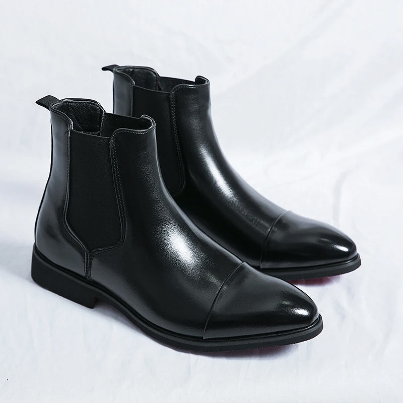 Herre Chelsea Boots Med Stilren Design 2