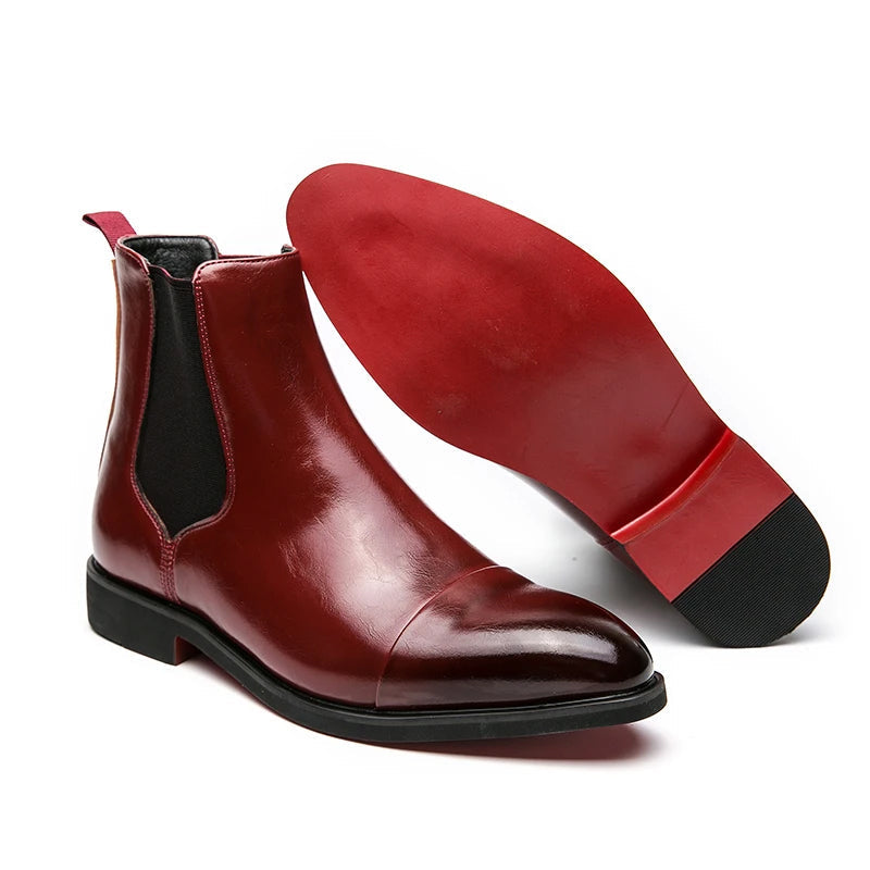 Herre Chelsea Boots Med Stilren Design 4