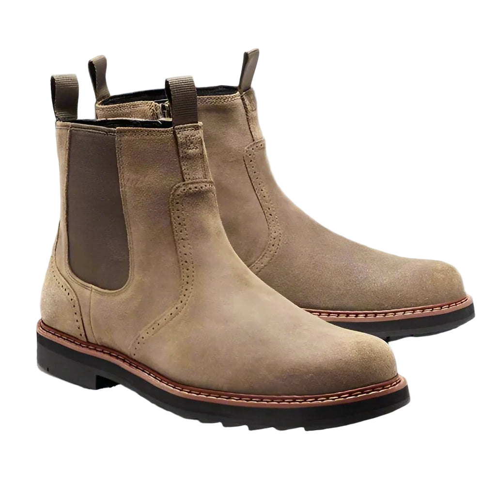 Herre Chelsea Boots Støvletter med Elastiske Sider 0