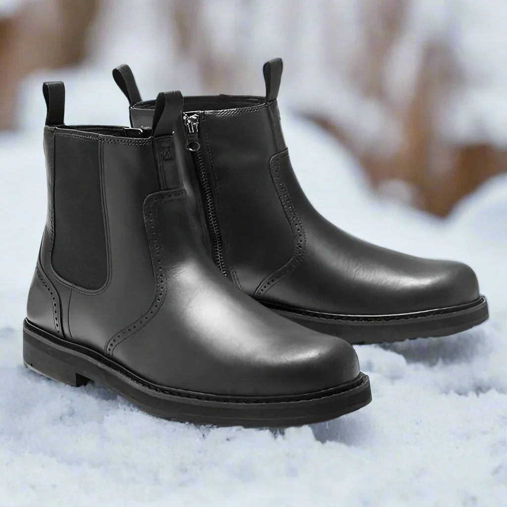 Herre Chelsea Boots Støvletter med Elastiske Sider 1