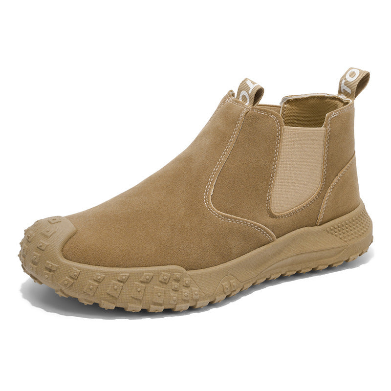 Herre Chelsea Boots Tidløs Stil med Elastiske Innlegg 5