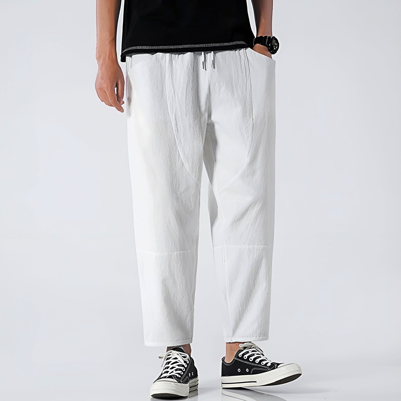 Herre Cropped Bukser Urban Stil 11