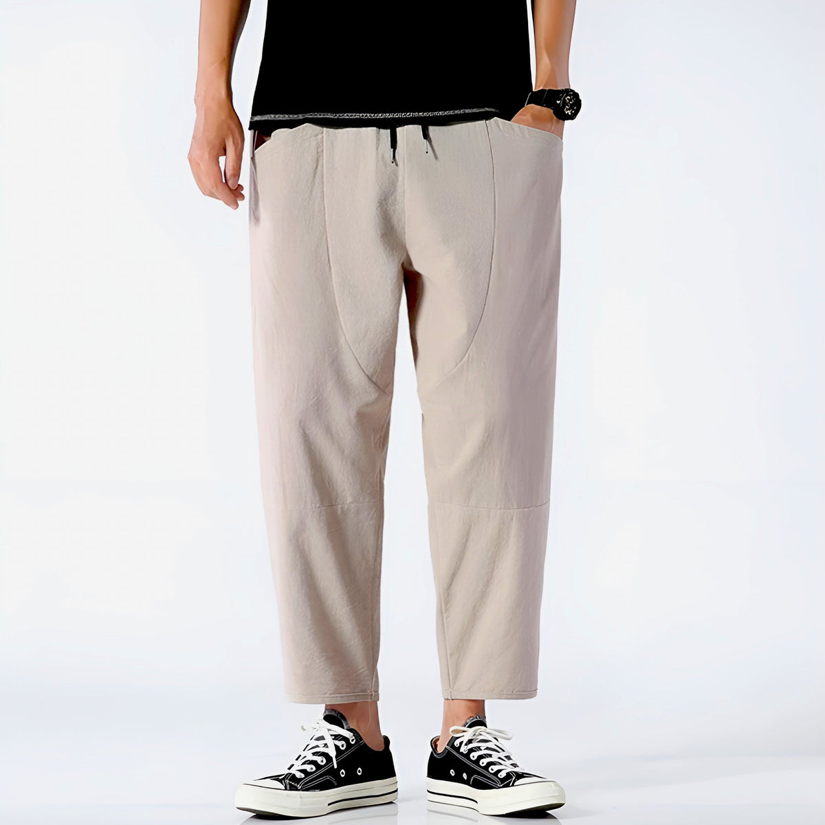 Herre Cropped Bukser Urban Stil 9