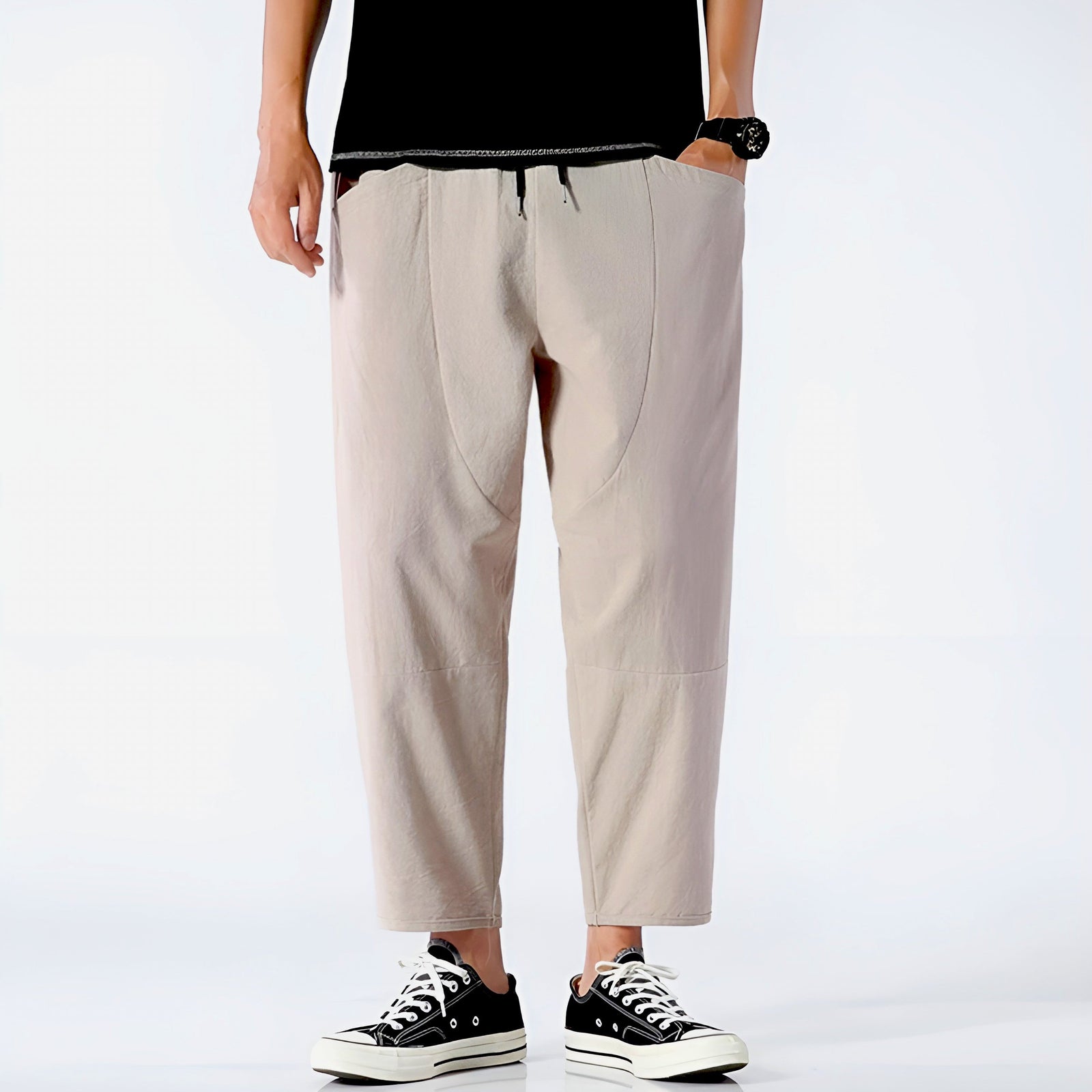 Herre Cropped Bukser Urban Stil 9