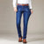 Herre Denim Bukser Rett Snitt Komfortabelt Design 1