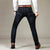 Herre Denim Bukser Rett Snitt Komfortabelt Design 2