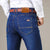 Herre Denim Bukser Rett Snitt Komfortabelt Design 3