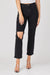 Herre Denim Jeans Avslappet Slitt Svart 1