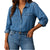 Herre Denim Skjorte Med Knapper 0