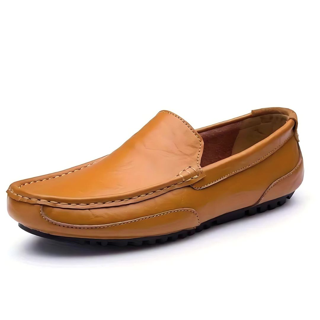 Herre Driving Loafers Lær Tidløs Komfort 0
