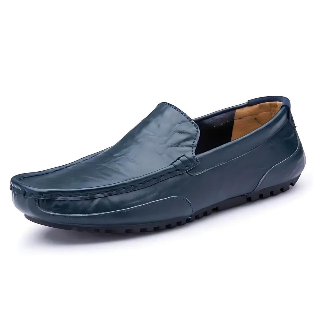 Herre Driving Loafers Lær Tidløs Komfort 7