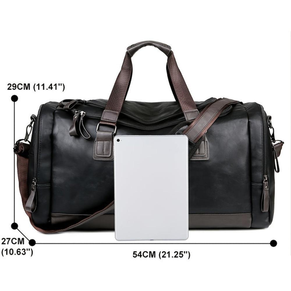 Herre Duffle Bag Tofarget Design 4