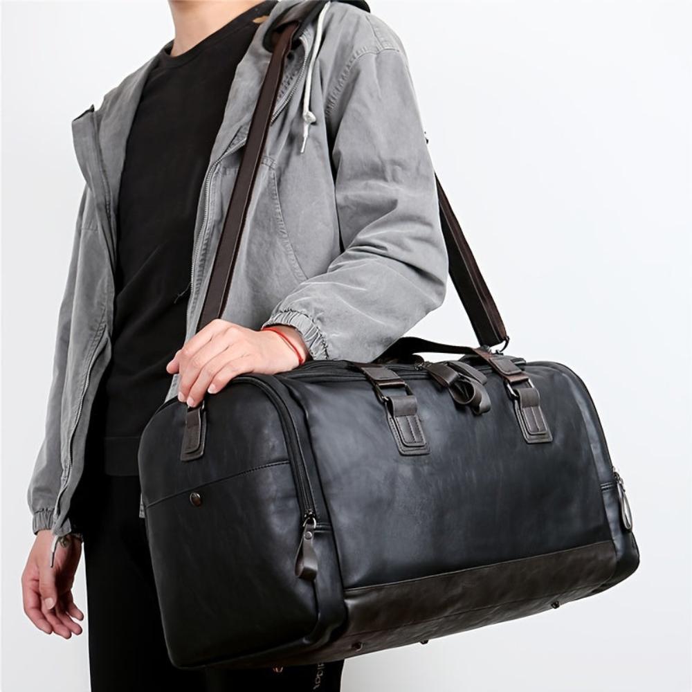 Herre Duffle Bag Tofarget Design 5