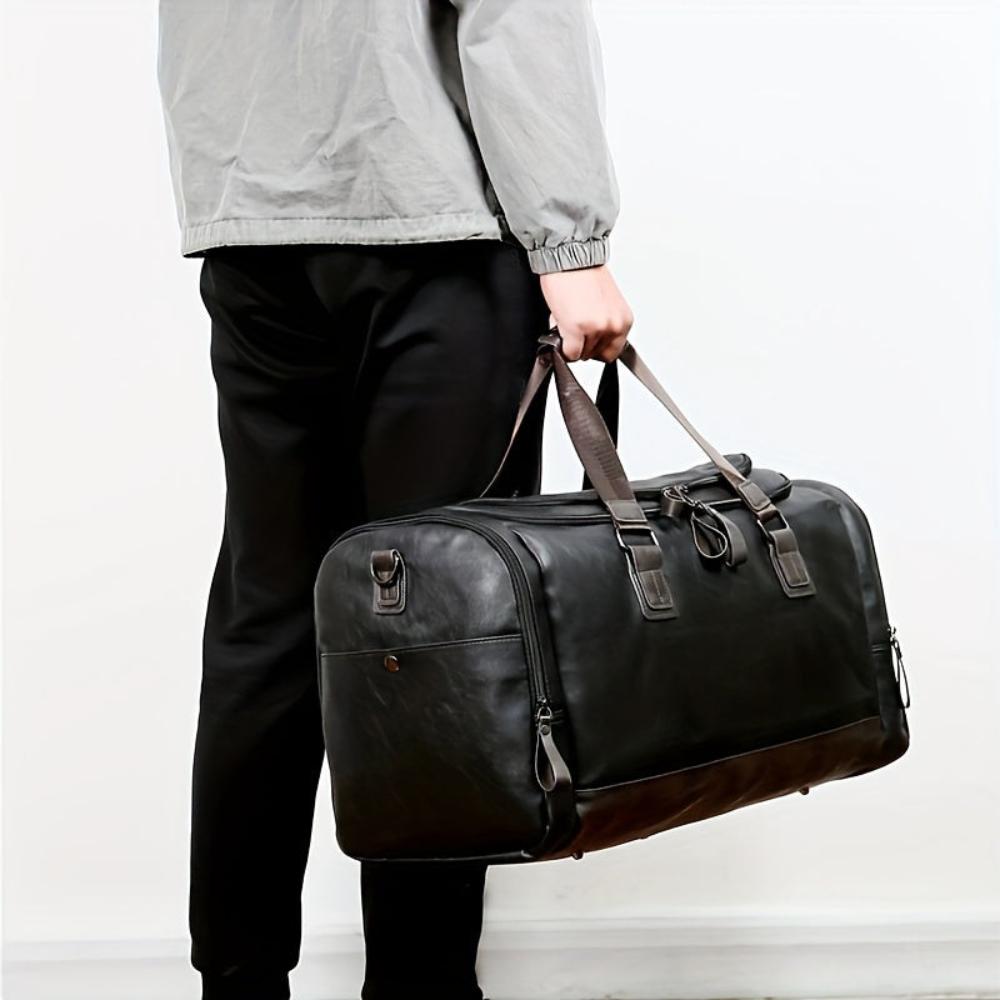 Herre Duffle Bag Tofarget Design 6