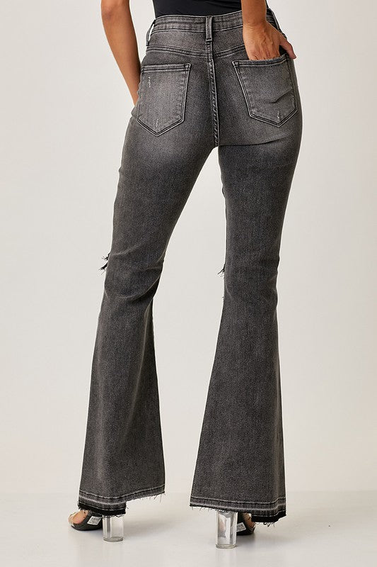 Herre Faded Flair Jeans Svart 3
